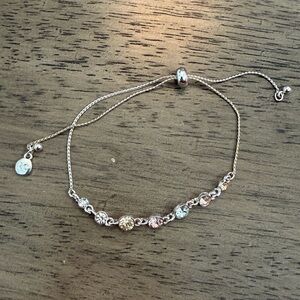 LC Lauren Conrad Multicolor Simulated Stone Adjustable Bracelet